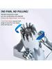 1/2pc Men's Nose Hair Trimmer, Manual Stainless Steel Nose Hair Trimmer, Small Round-Head Nose Hair Cleaner