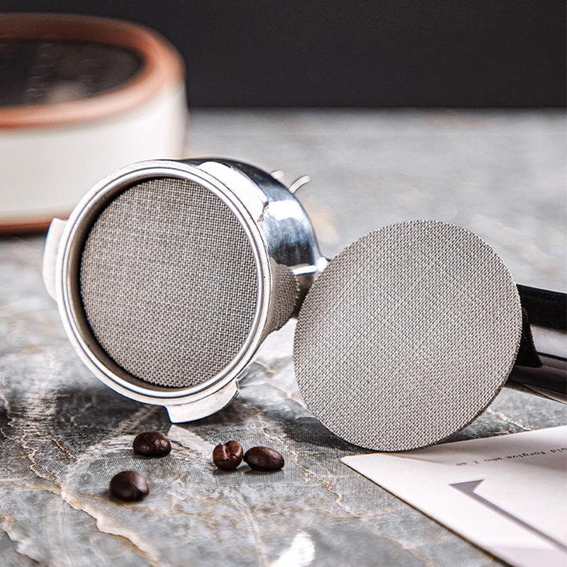 Coffee Filter Screen Stainless Portafilter Puck Screen Reusable Filter Mesh Screen for Espresso Coffee Machine 51/53.5/58.5 MM