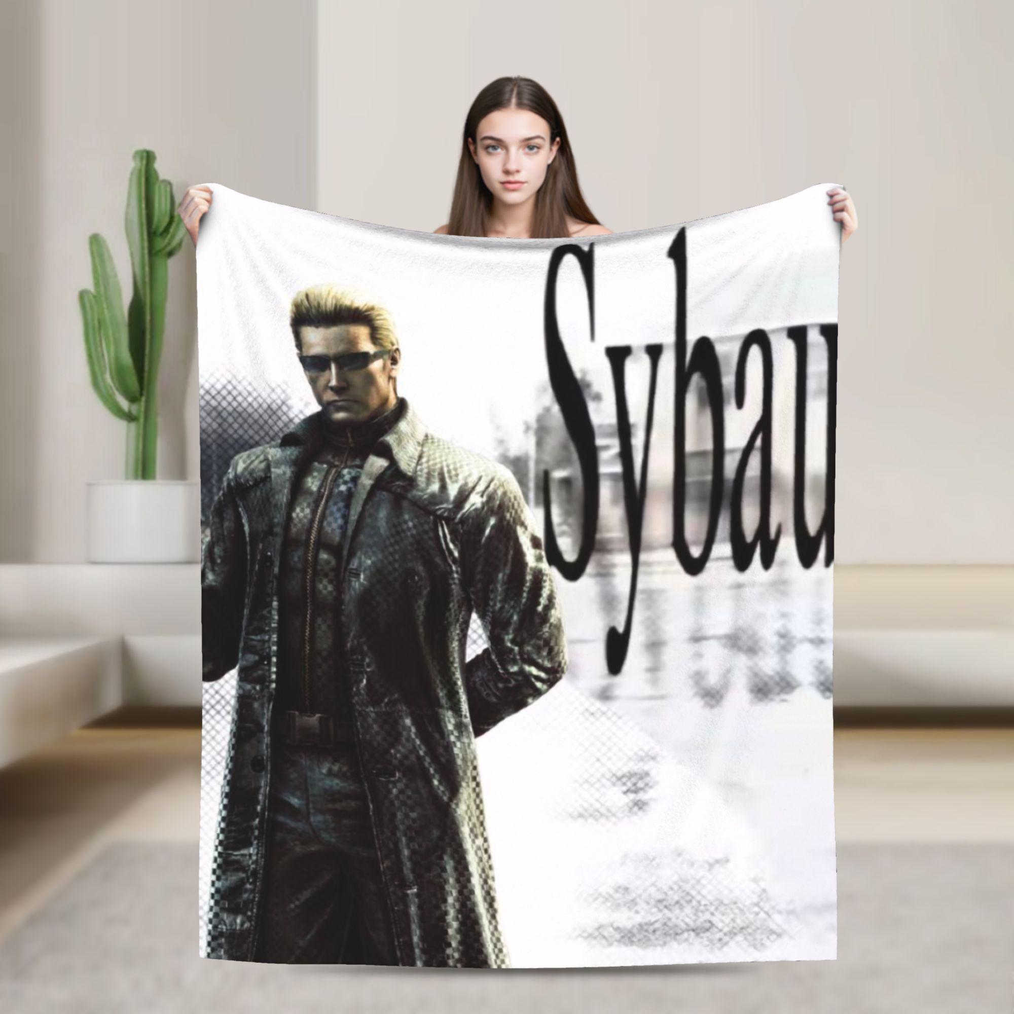 Albert Wesker? Throw Blanket for Couch Soft Fuzzy Plush Blanket 50x60 Inches Multi-size Bedspreads for All Seasons 75X95CM