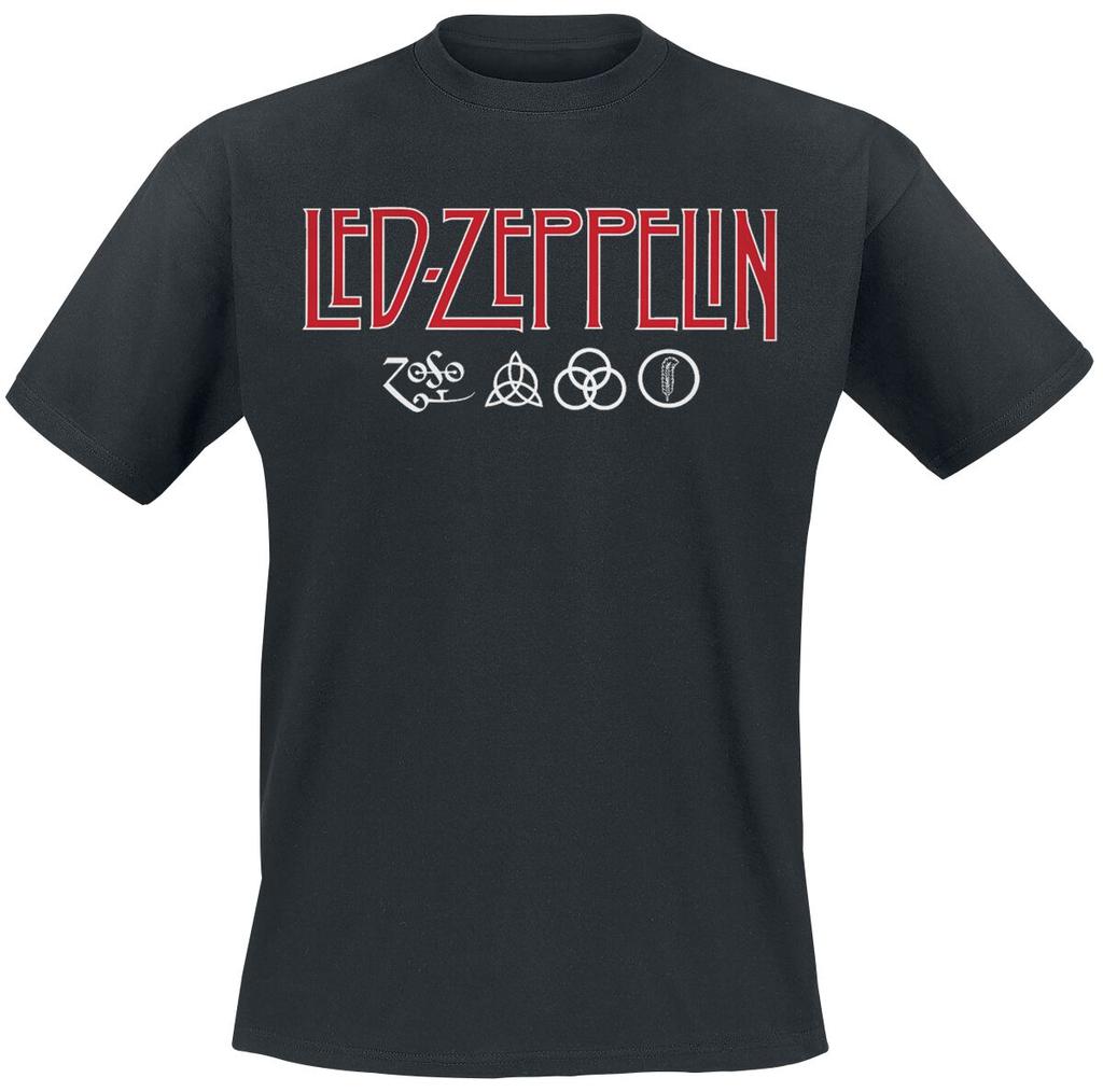 Y2k Led Zeppelin Graphic Cotton Band Tshirt Unisex Summer Short Sleeve Fashion Brand Tee Luxury Casual Vintage Tees