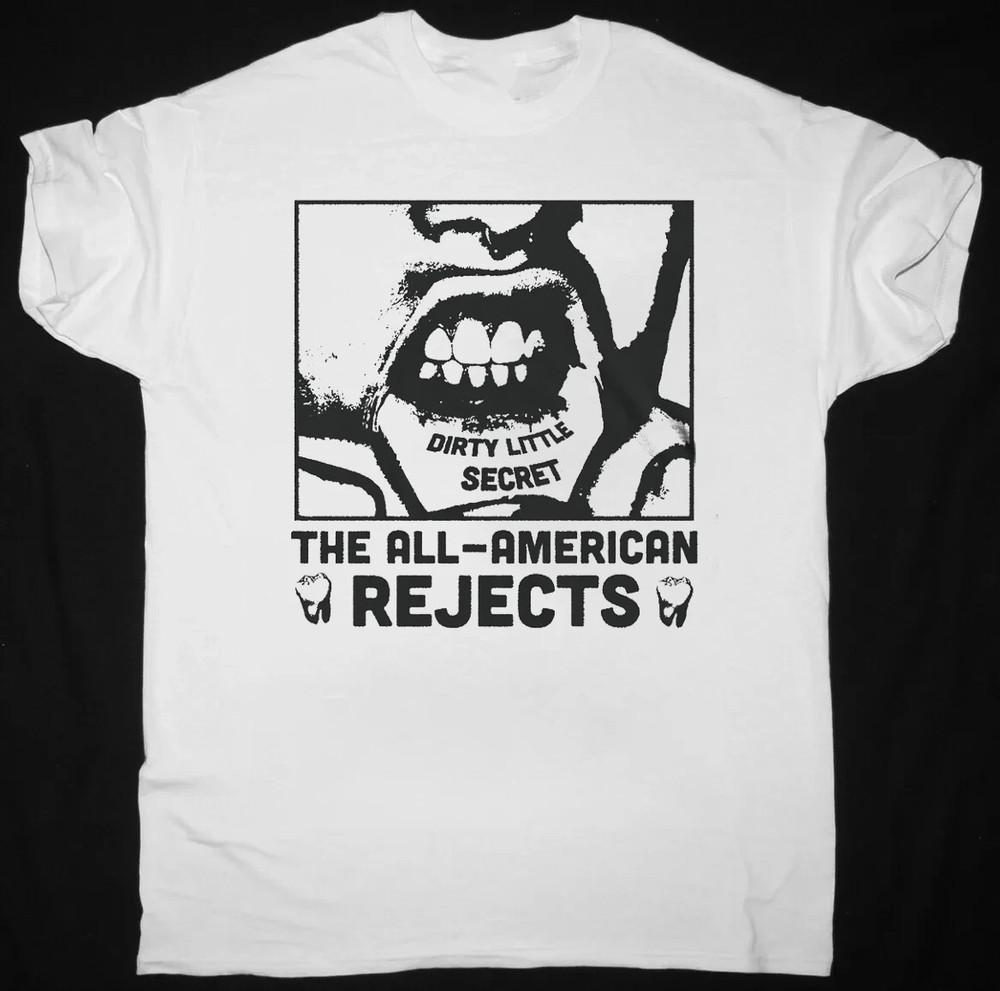 ALL AMERICAN REJECTS Band Dirty Little Secret Weißes Baumwoll-T-Shirt Größe S-5XL Unisex T-Shirt