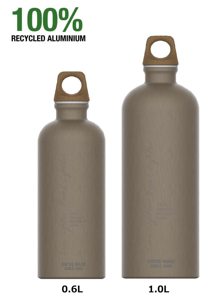 SIGG My Planet 0.6L Swiss-Made Aluminum Water Bottle, Lighter Plain, 50379