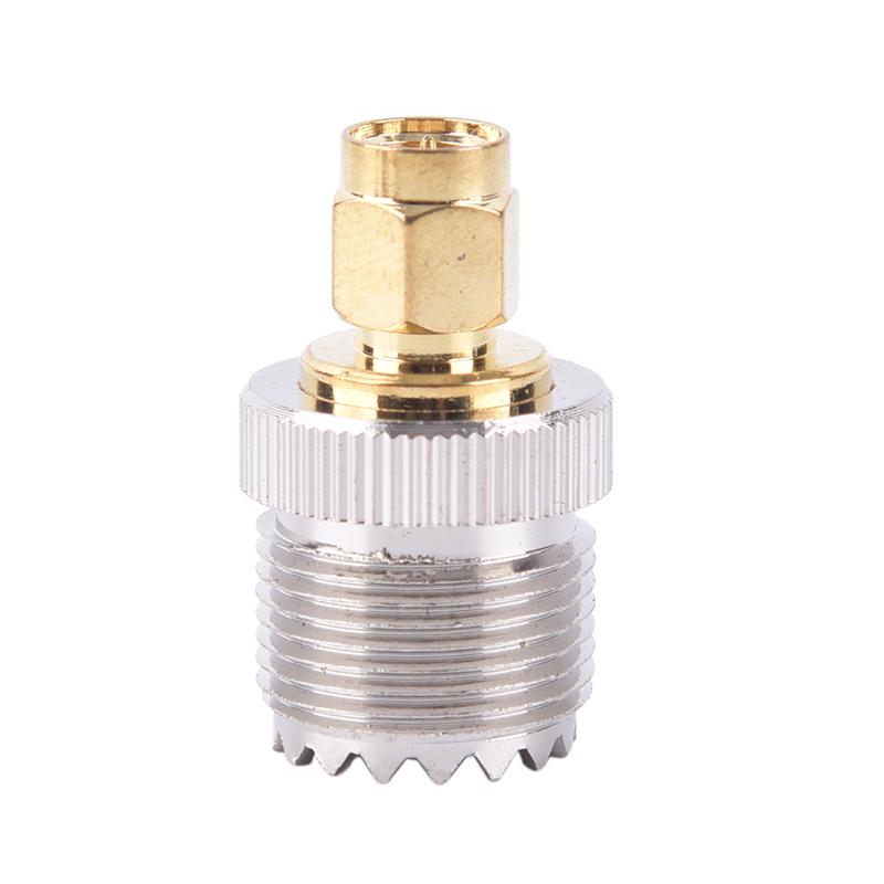 Sma Male Head Inner Screw Inner Needle To Uhf Female Walkie-Talkie Antenna Adapter