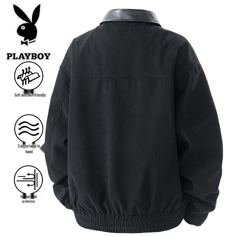 Playboy Men's Spring/Fall Casual Lapel Jacket
