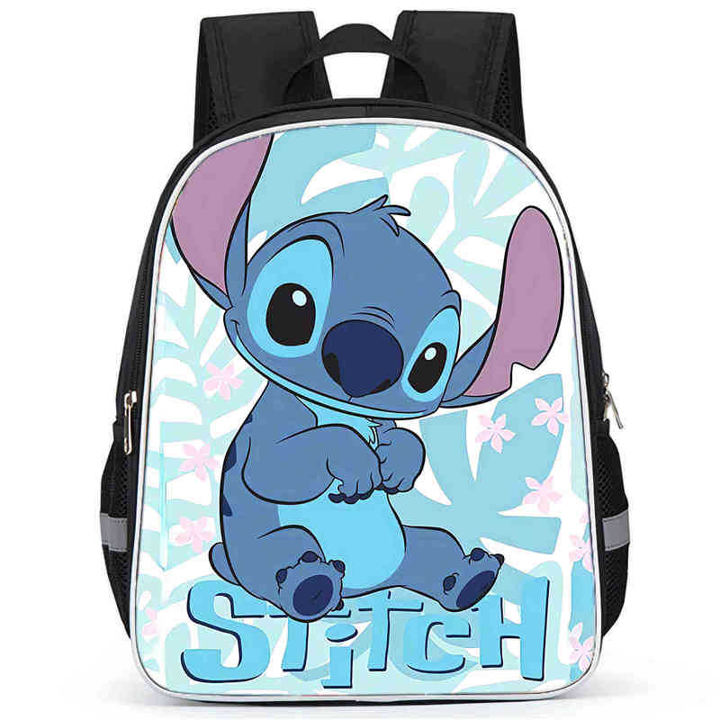 Stitch School Bag High Definition Printing Multi-Function Oxford Lightweight Backpack
