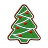 Patchion Christmas Tree - gingerbread cookie - Self-Adhesive Backing - Embroidered Patch/Badge/Emblem