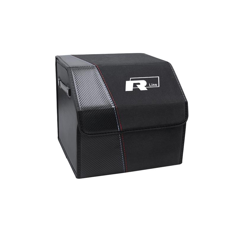Folding Car Trunk Organizer Box Storage Bag Tools Tidying For VW GTI Polo Golf Passat Tiguan Arteon Touareg Taigo Jetta Hub Cap EE1