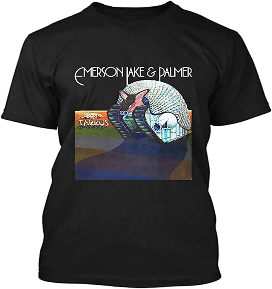 Men s Emerson Lake and Palmer Tarkus Black T Shirt Black S чёрный