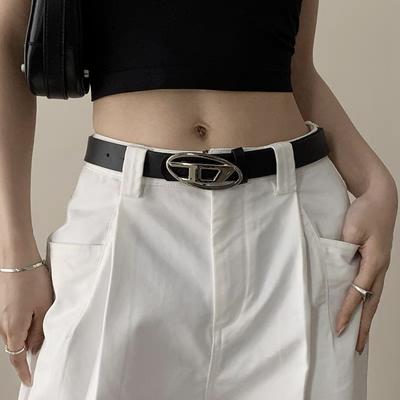 Four Seasons Available Belt Buckle Adjustable Thin Belt Fashionable Hundred Match Suit Dress Decoration Waist Belt Female