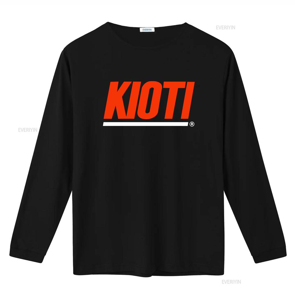 Kioti Tractor Logo Men's Black T Shirt Size S To 3XL Vintage Washed Versatile Comfortable Breathable Stretched Designer Clothes