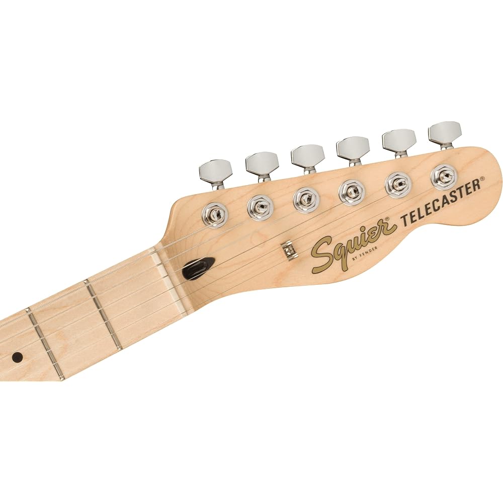 Squier by Fender Electric Guitar Affinity Series™ Telecaster®, Maple Fingerboard, Black Pickguard...