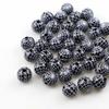 10 Pcs Craft Wood Beads Halloween Beads Polished Round Beads for Jewelry Making