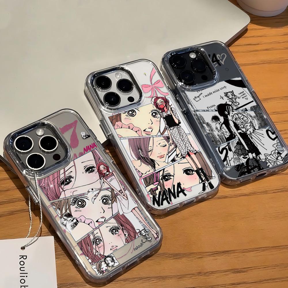 Phone Japan Anime Nanas Oosakis Case For IPhone 17 16e 16 15 14 13 12 11 Mini Pro Max X XR XSMAX 8 7 Air Plus Transparent Cover