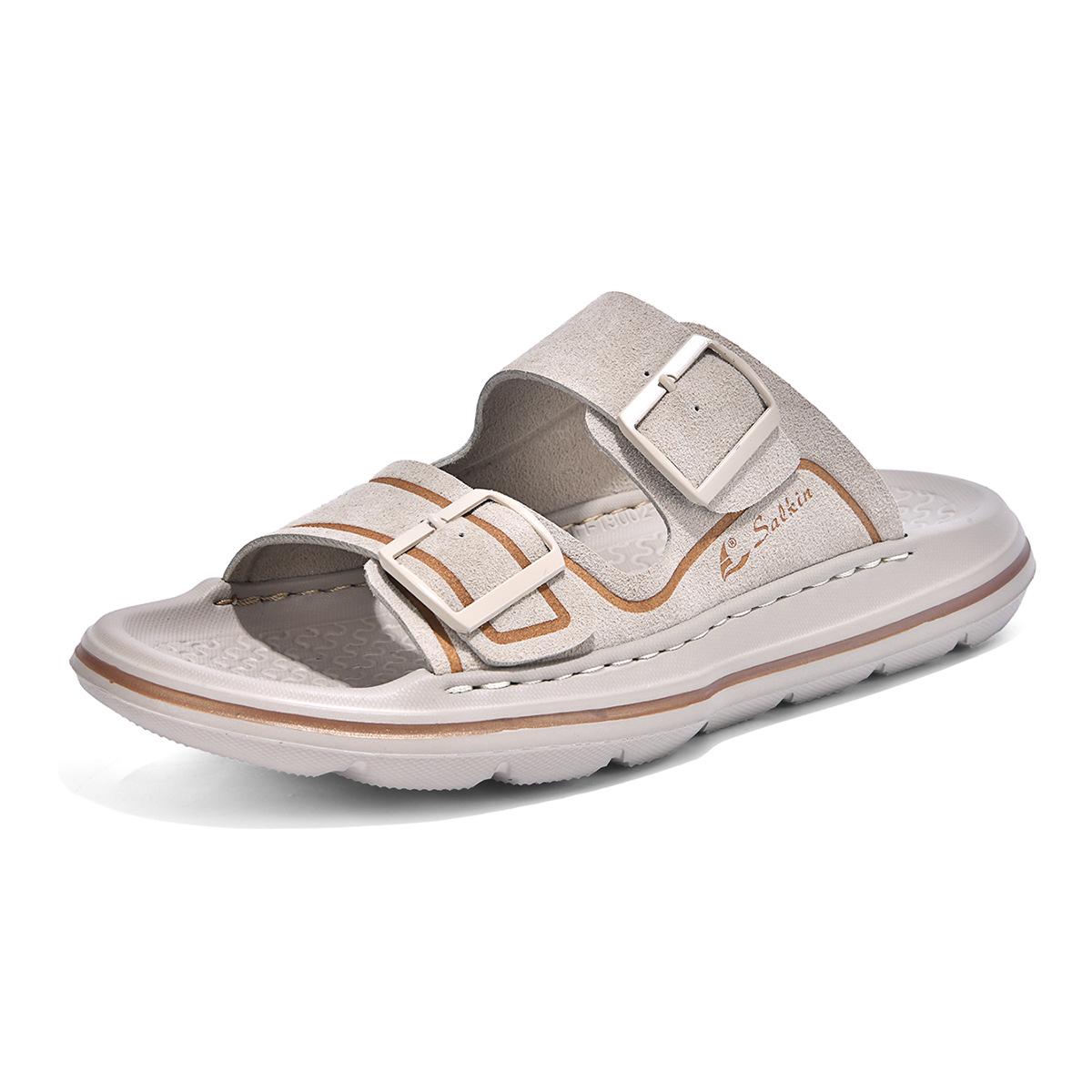 Summer 2026 Men s Size 48 Casual Slip-On Beach Slippers with Soft Sole 48