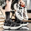 2026 Summer New Mesh Breathable Casual Sports Shoes Men's Fashi Thick Soled N slip Shoes Low Top Comfortable Chunky sneakers