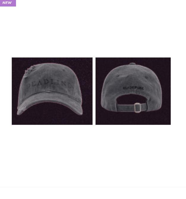 Blackpink DEADLINE IN GOYANG Concert MD Damaged Ball Cap – K-Pop Fan Item