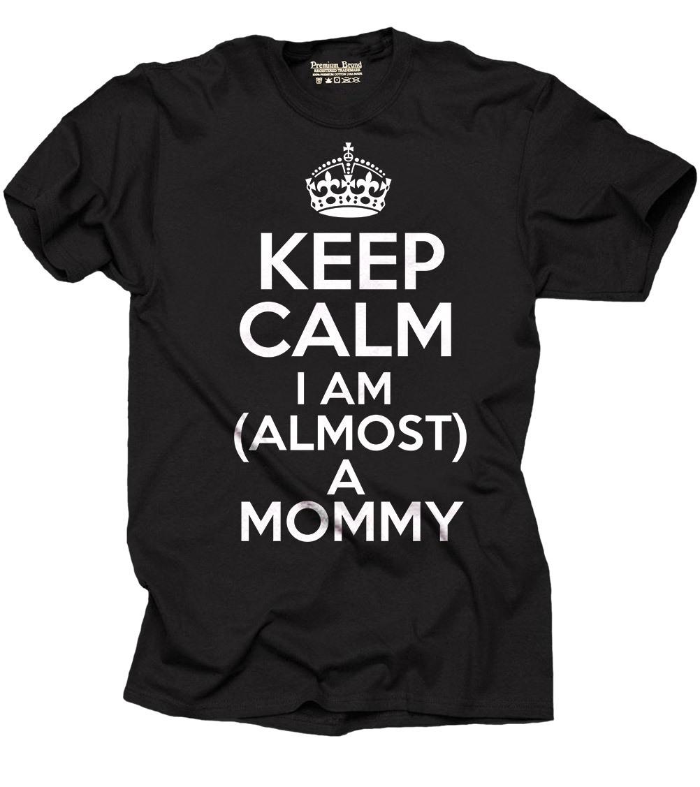 Future Mommy Mother T-shirt baby announcement tee shirt almost a Mom T-shirt S
