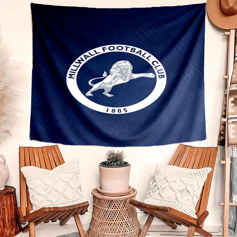 Millwall Football Club Tapestry Wall Hanging Room Background Cloth Home Decor Beach Mat Yoga Mat Sofa Bed Sheet