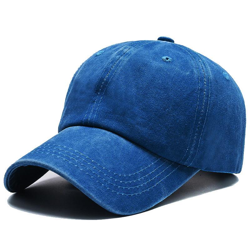 Korean Style Packable Cotton Baseball Cap With Breathable Design For Men And Women