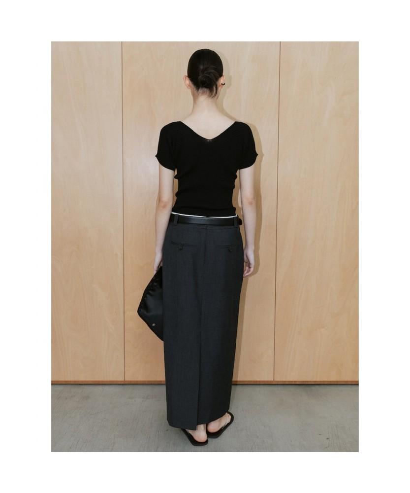 Diaepeocheo Bo H Line Skirt Gray (Ta6427A073)