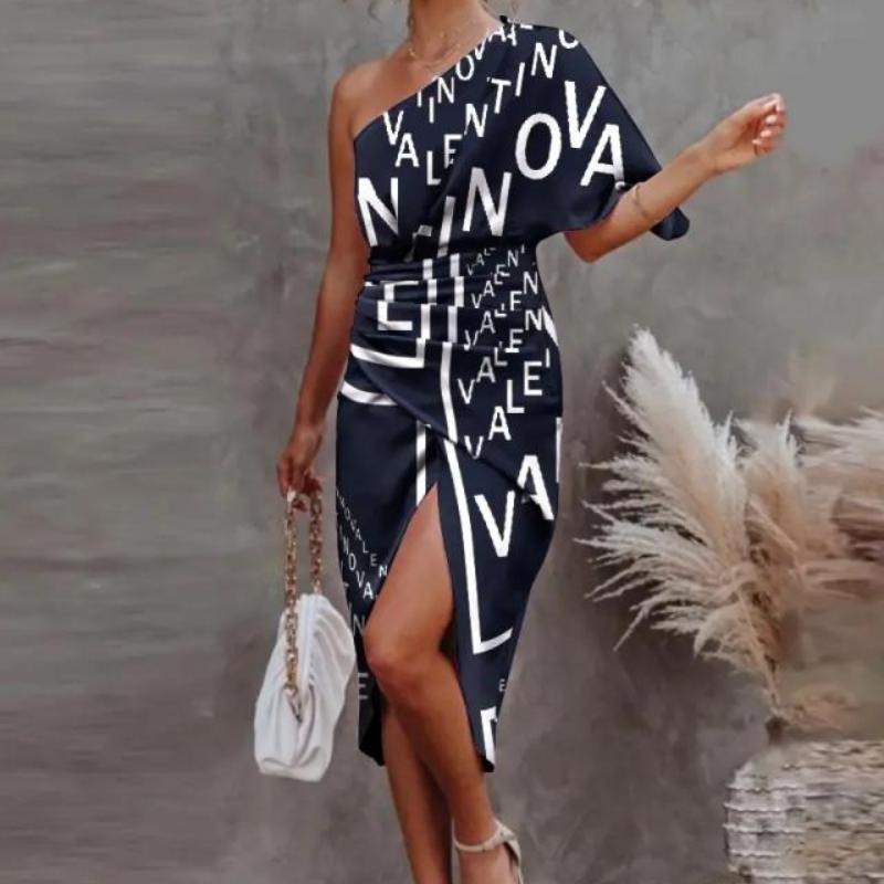 

Женские летние сексуальные платья без рукавов без бретелек на бедрах XXL темно-синий