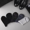 5 Pairs Men Bamboo Fiber Business Socks Anti-Bacterial Deodorant Breathable Sock