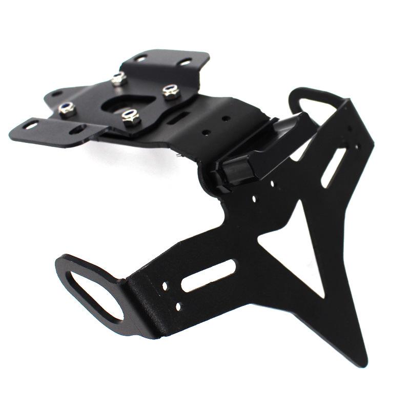 Compatible Yamaha MT07/FZ-07 (2014-2024) Stainless Steel License Plate Holder with Light