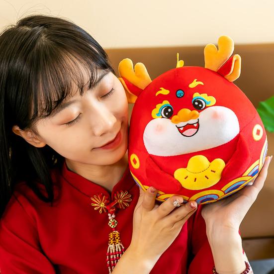 3D závěsná dekorace čínský drak Zlatý ingot 2024 Rok draka Nový rok Kreslený dračí ozdobný přívěsek Domácí dekorace Jarní dárek