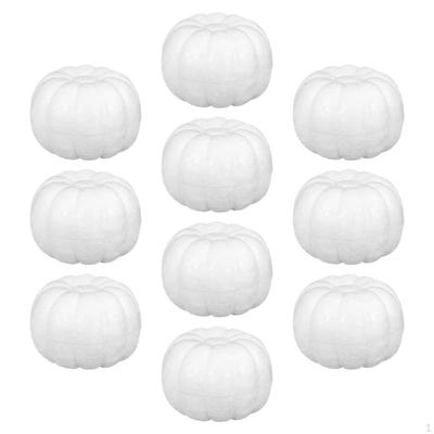 10 Foam Pumpkins for Halloween Crafts And Decorations