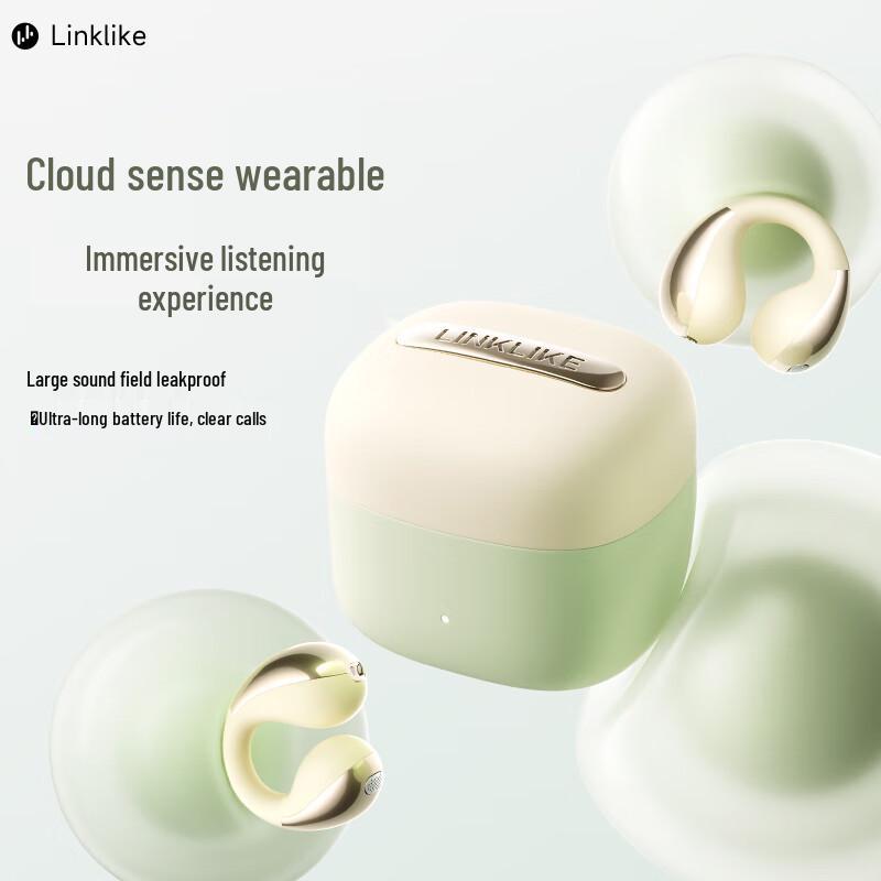 

Linklike RingStar Air Bone Conduction Ear Clip Sports Headphones
