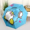 Penguin, Love Automatic Opening and Closing Parasol Compact Travel Umbrella with 8 Ribs for Women and Men Ideal Birthday/Christmas Gift, Out