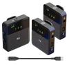 Portable Lavalier Interview Wireless Microphone SX9 for Mobile SLR Camera Interview Speech Video Recording HD Radio
