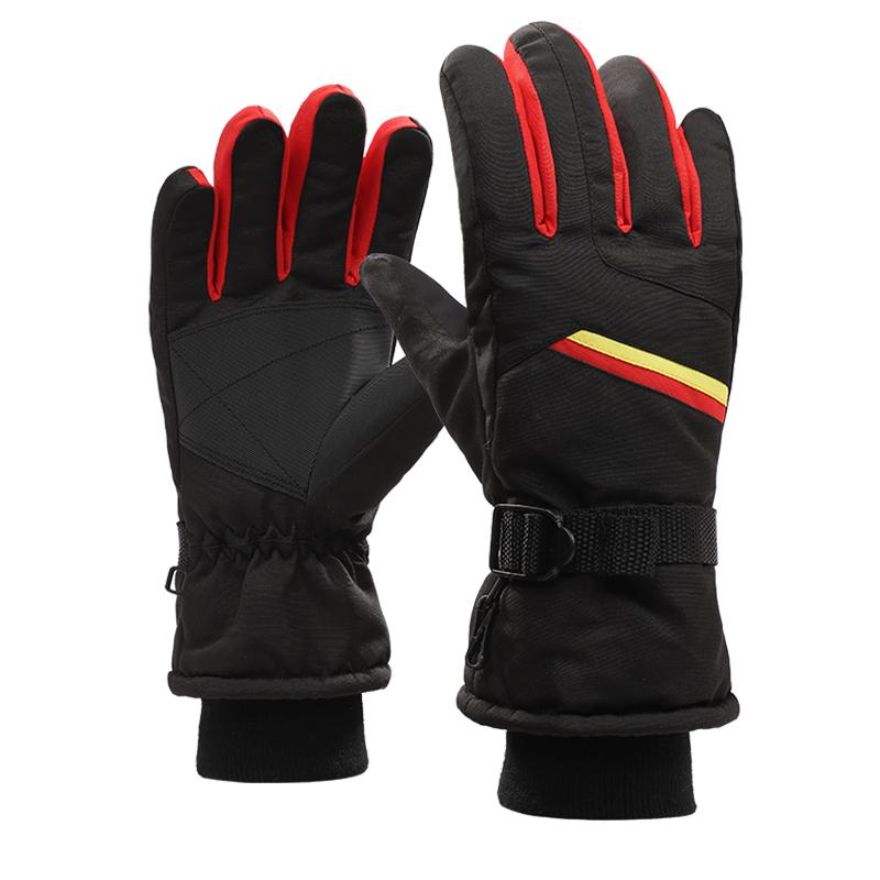 Custom logo Winter Warm Waterproof Windproof Snowboarding  Ski Snow Gloves
