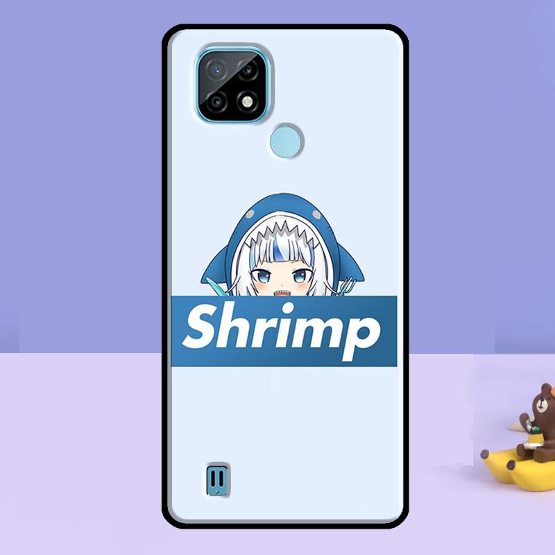 Gawr Gura Hololive Anime Case For Realme C61 C75 C67 C55 C53 C51 C35 C21Y C25S GT 7 Pro 6 6T 10 11 12 13 14 Pro Plus