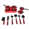 1 Sets Pots and Pans Kitchen Cookware Set for Children Play House Toys Simulation Utensils
