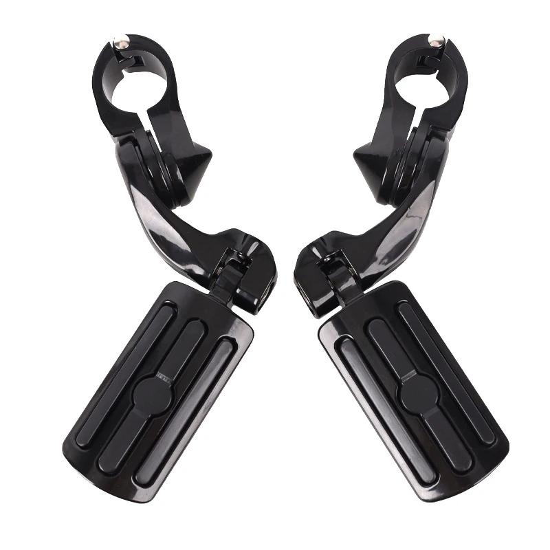 Long Handle and Short Handle Pedals, Adjustable Motorcycle Pedal Support, Modified Pedal Suitable for 1.25"/32mm Harley Gliding