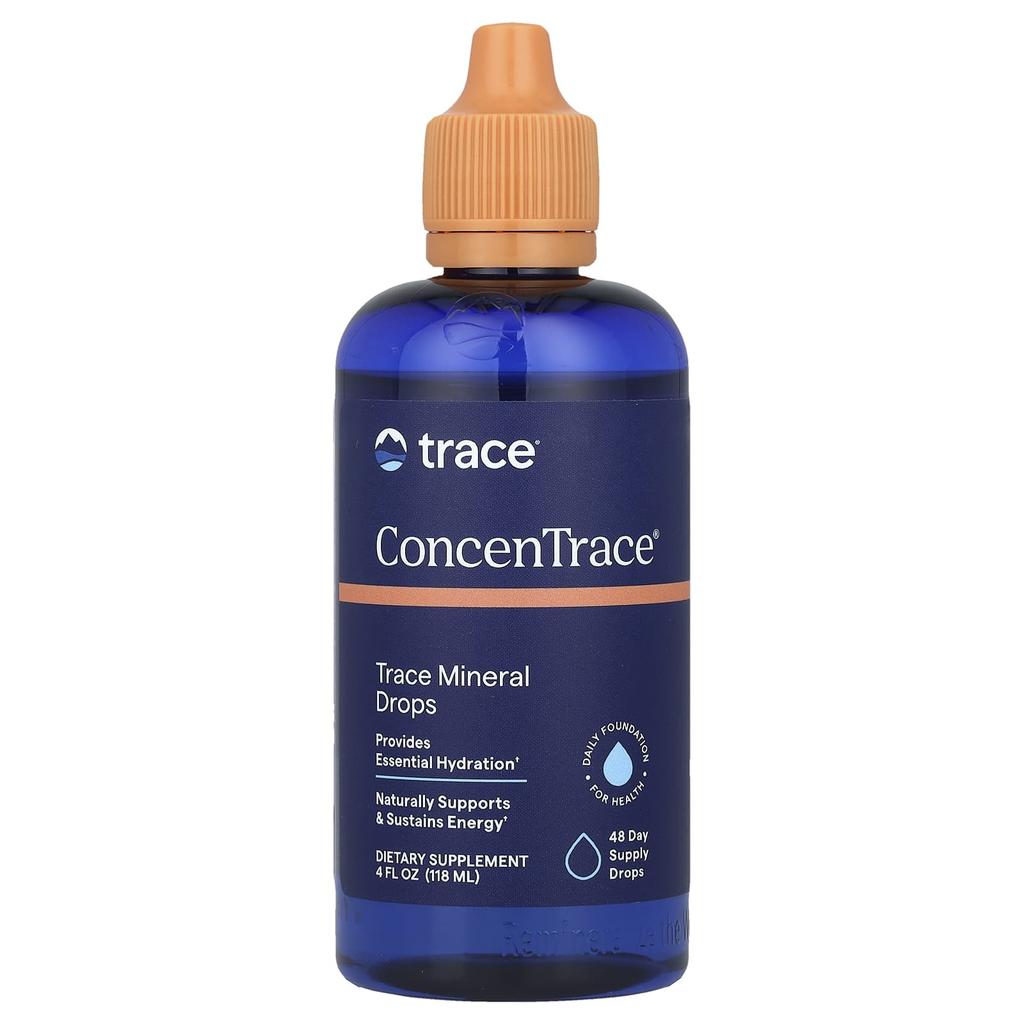 Trace, ConcenTrace®, Trace Mineral Drops, 4 Fl Oz (118 Ml)