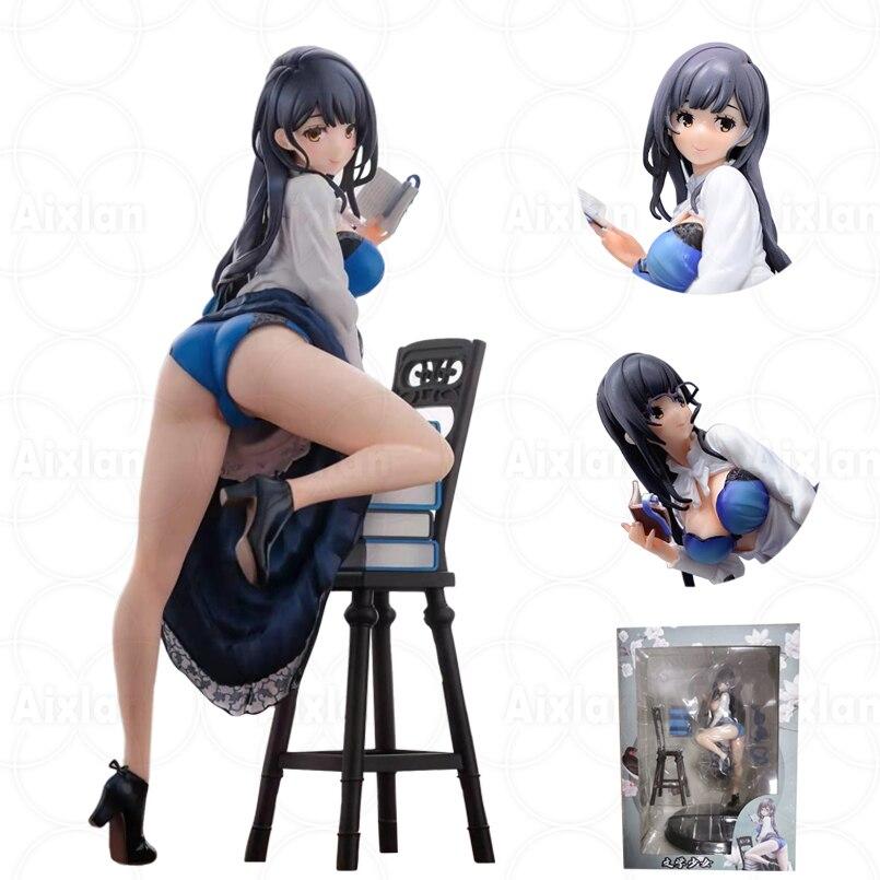 27cm Anime Native Character Bungaku Shoujo 1 /7 Girls Pvc Action Figures Anime Adult Figure Model Toys Gift