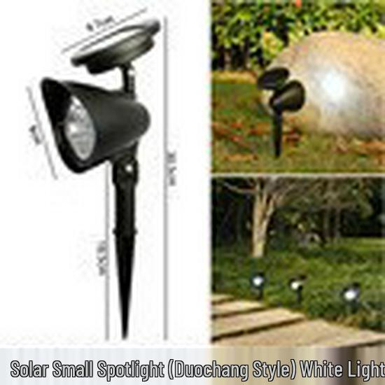 Solar LED Waterproof Garden Spotlight - Outdoor Landscape Lawn & Courtyard Light