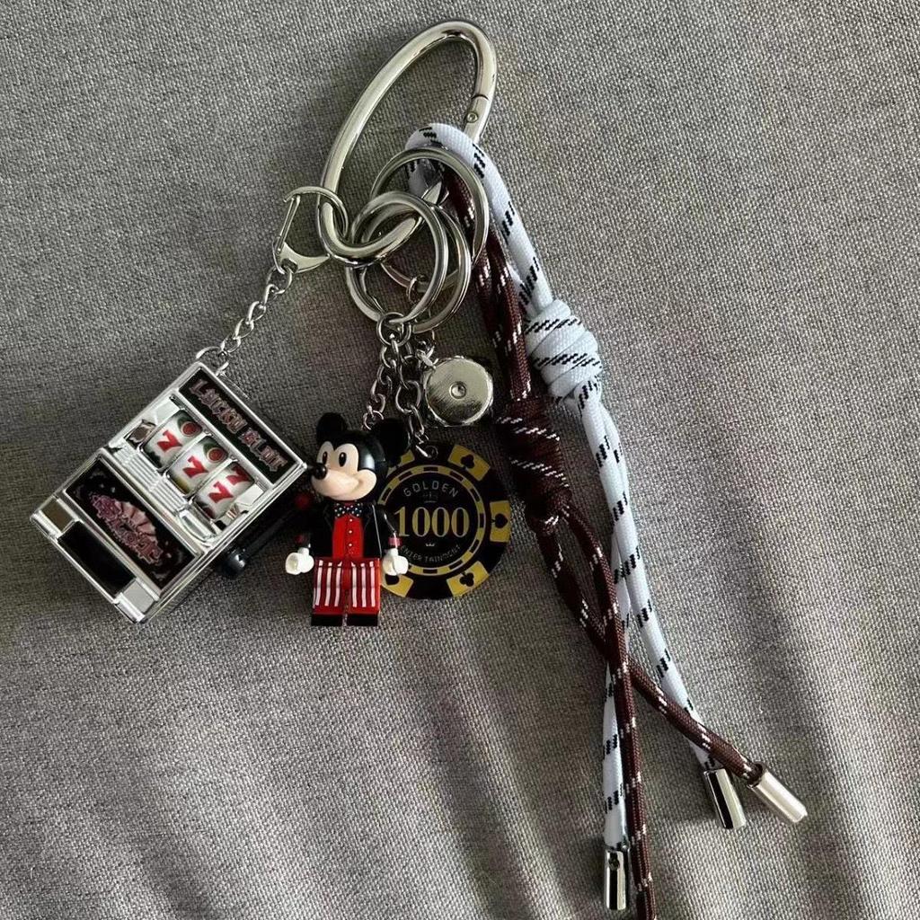 Lye Series Bagel Bag Keychain Pendant & Lanyard Accessory