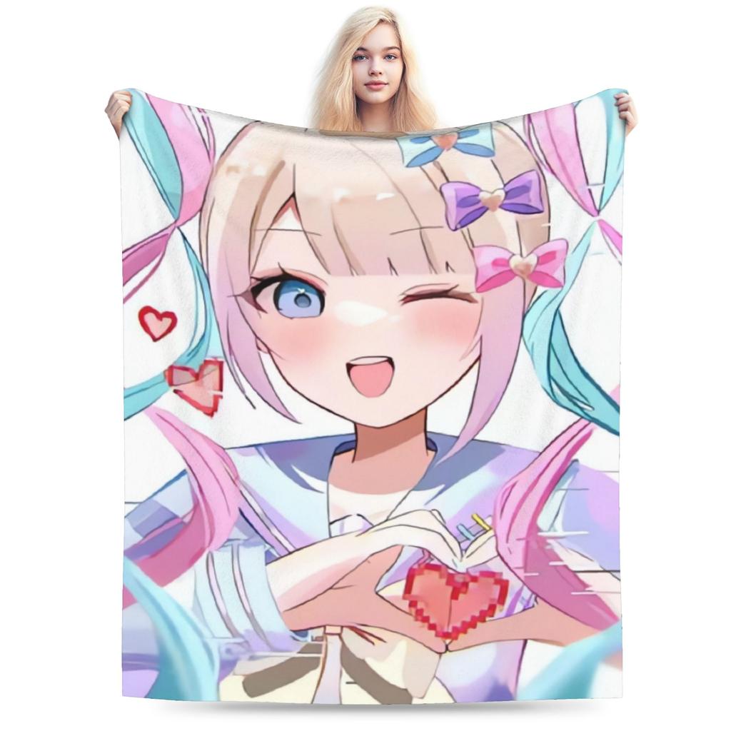 Needy Streamer Overload Blankets Soft Warm Street Trend Plush Throw Blanket For Kids Home Decor Flannel Bedspread Bed Cover