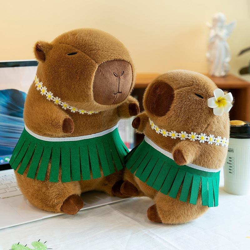 

8-дюймовая кукла капибара плюшевая игрушка интернет-знаменитость уродливая милая кукла капибары подарок для девочки ребенка 23cm（190g）