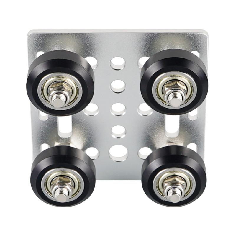 3D-Drucker Zubehör-Kit V-Radplatte für 2020v Aluminiumprofil V-Stil Nutstützplatte