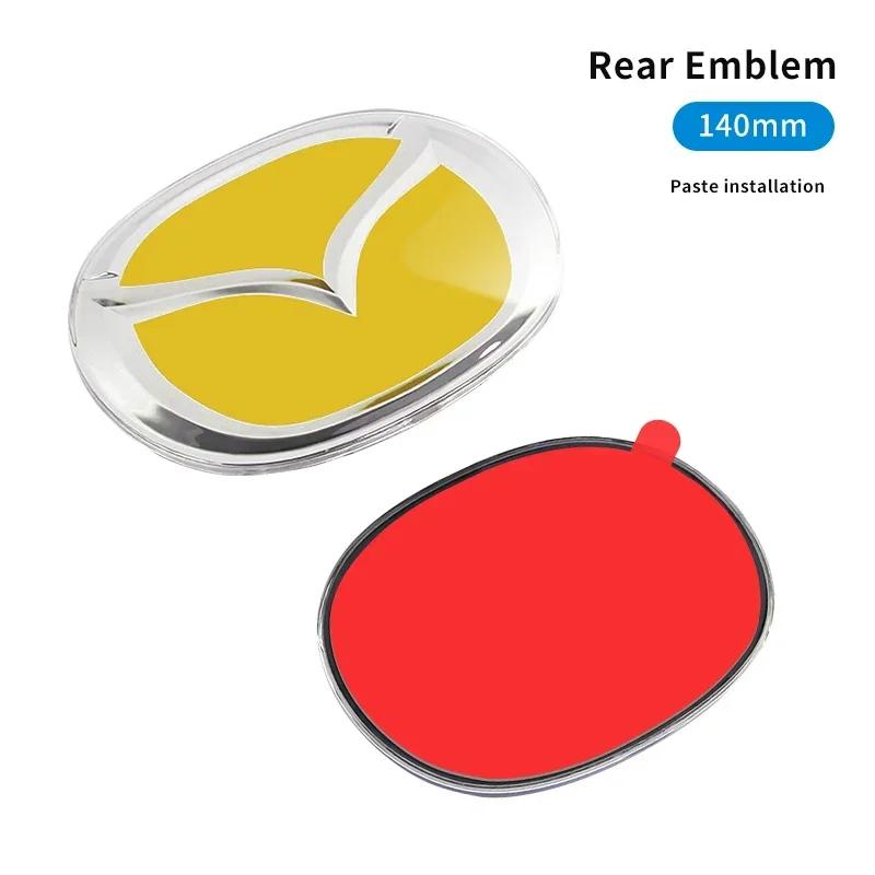 Emblemă Logo Capotă Față 104mm 140mm Insignă Portbagaj Spate Mașină Pentru Mazda 3 6 Atenza Axela Demio CX3 CX5 MP MS RX8 Accesorii Autocolante