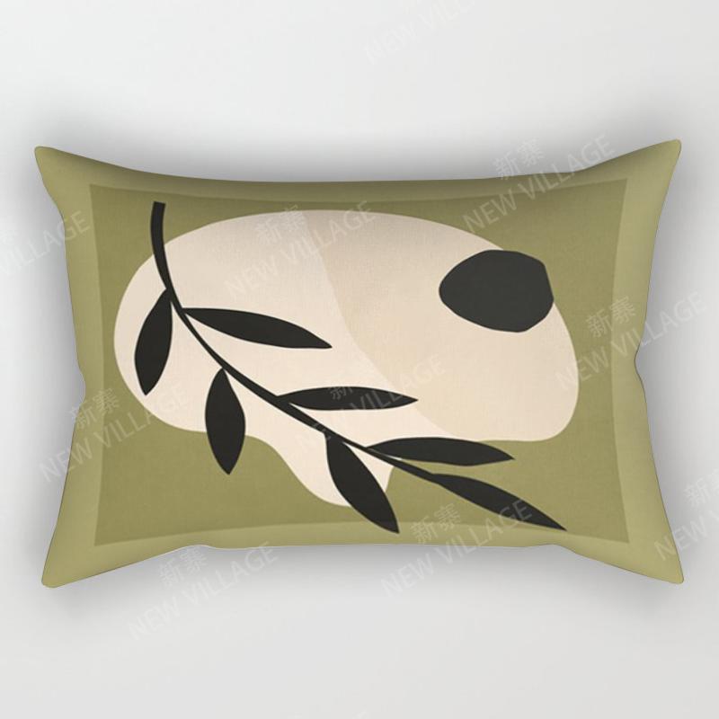 

Скандинавский осенний домашний декор 30*50 см, наволочка с объятиями, современный богемный диван, гостиная, автомобильная подушка, наволочка с листьями растений 30X50cm