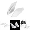 Motorcycle Aerodynamic Winglets Spoiler Wing Universal Modification AccessoryWhite