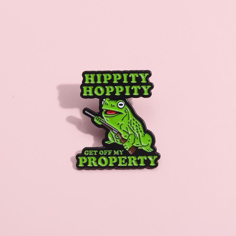 Green Alloy Adorable Brooch Featuring A Cartoon Frog Design Ideal For Fashion Accessories