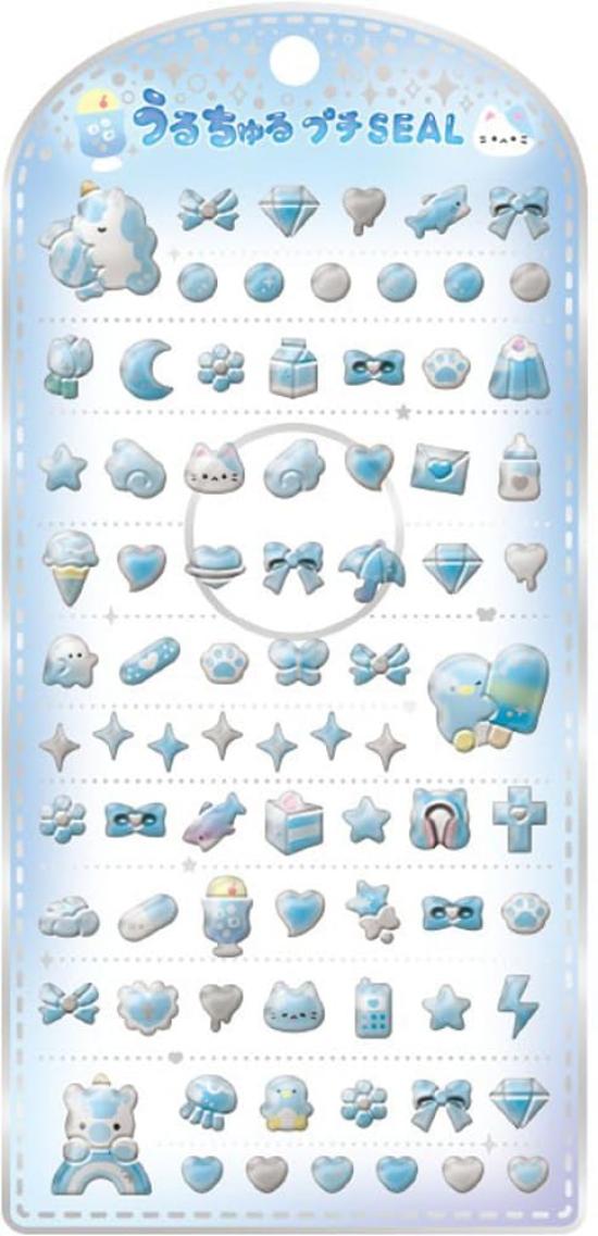 

CRUX Uruchuru Petit Seal Синий Пухлый 3D Декор для Ногтей для Украшения Смартфона 133356