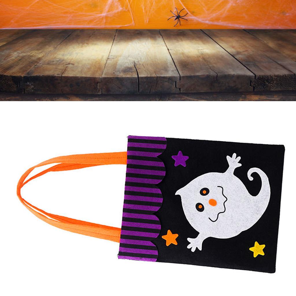 Halloween Candy Bag 9.8in High 8.1in Wide Nonwovens 22lb Load Bearing Halloween Party Bag for