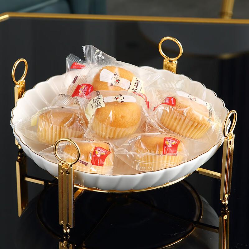 Naijiang European Iron Art Ceramic Fruit Bowl